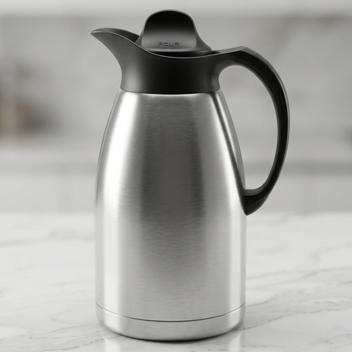 Stainless Steel Body Vaccum Coffee Pot 2L