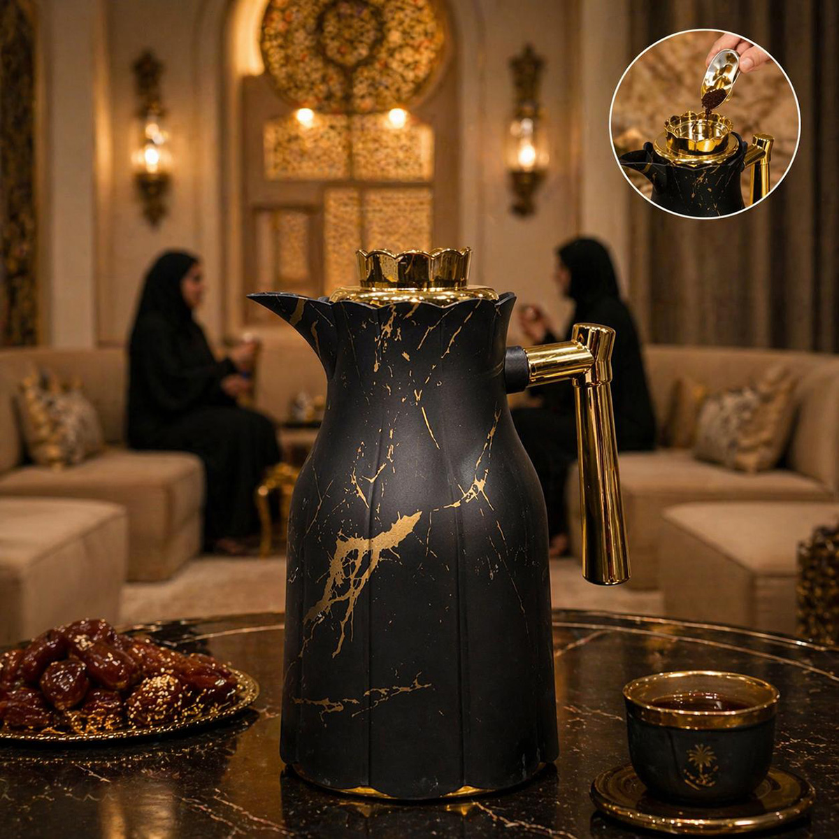 Arabic Coffee Pot 1L