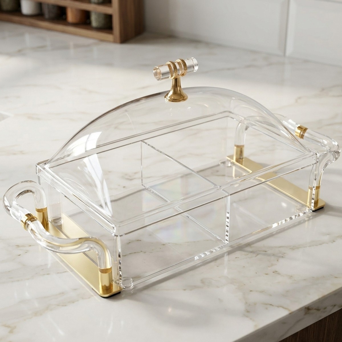 Acrylic Candy Pot 2 Part