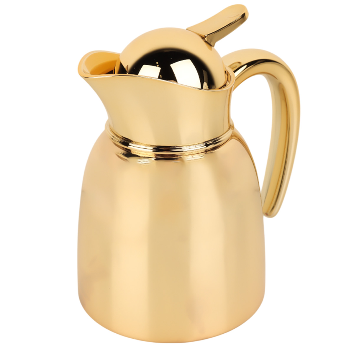 Stainless Steel Body Flask 0.35L Gold