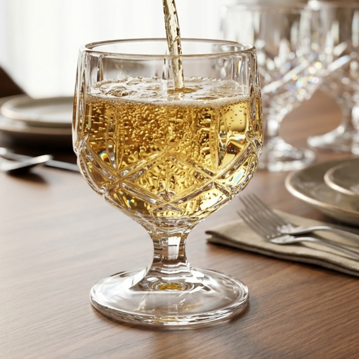 Single Glass Ice Cream Bowl