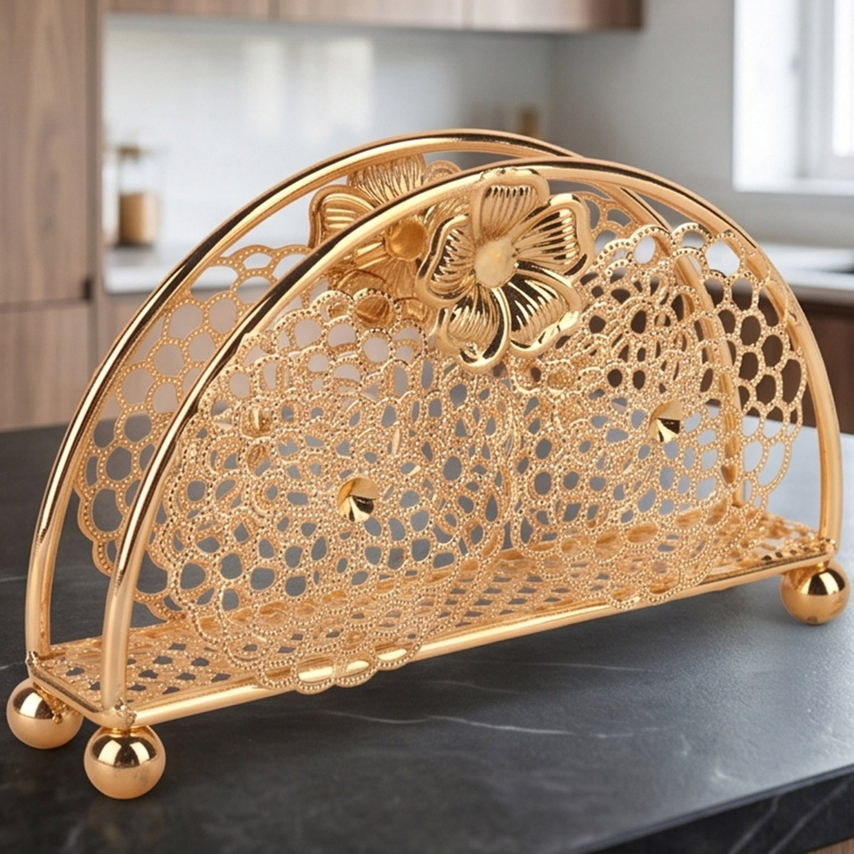 Napkin Holder Gold