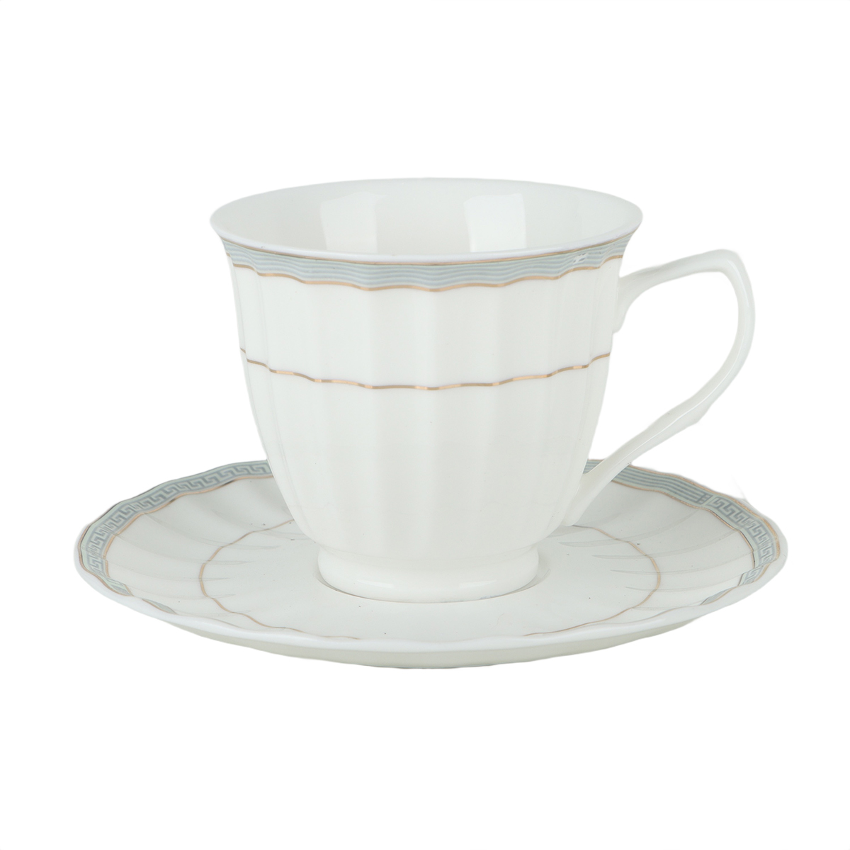 Tea Cup Saucer 12 Pieces