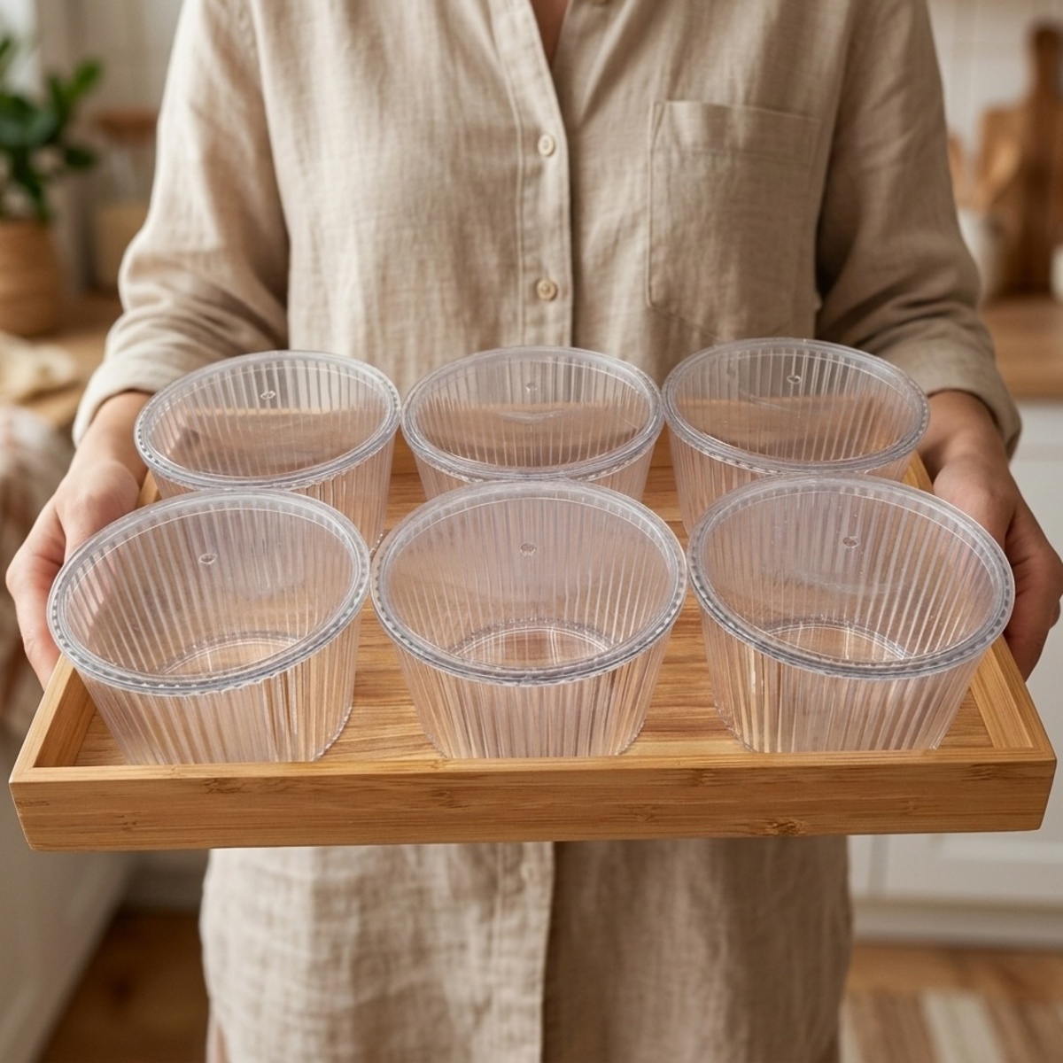 Candy Bowl With Tray 6 Pieces