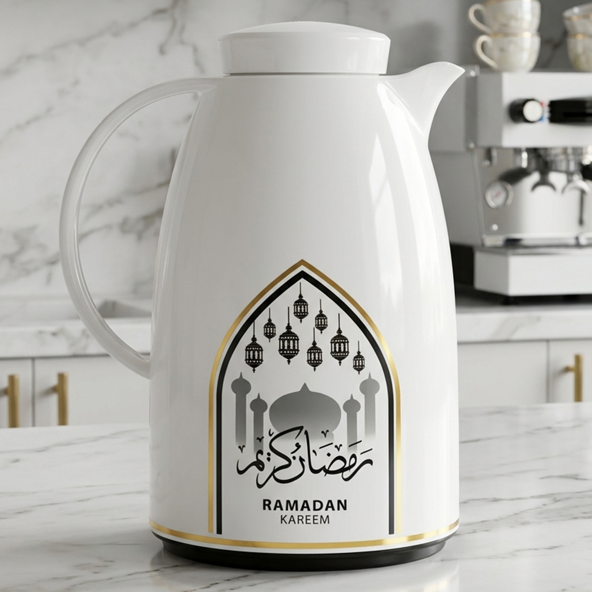 Ramadan Kareem Plastic Body Flask