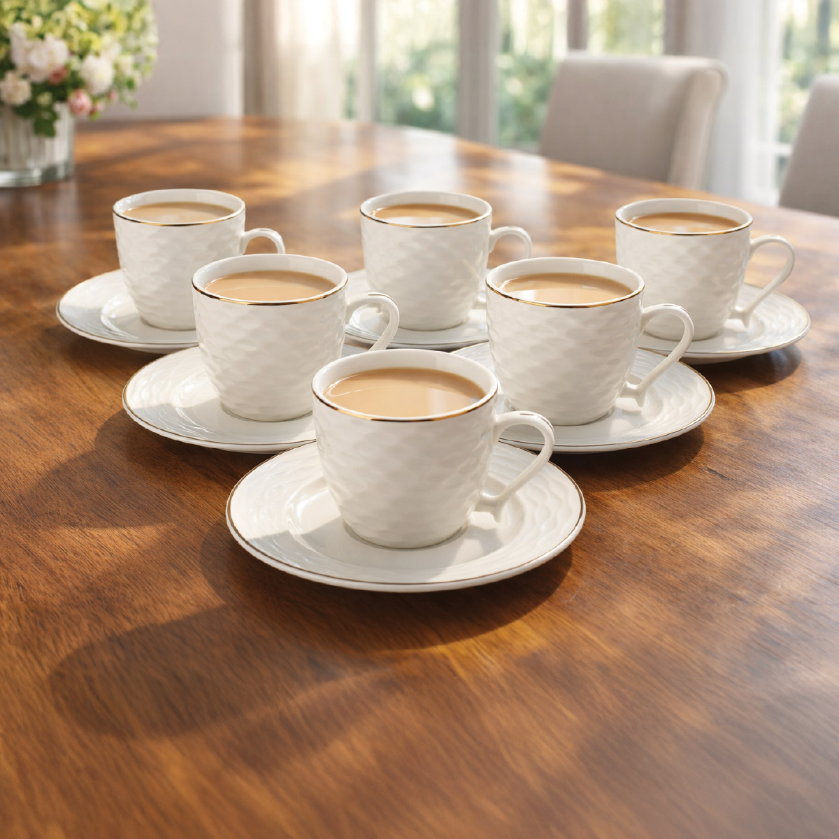 Coffee Cup With Saucer 12 Pieces