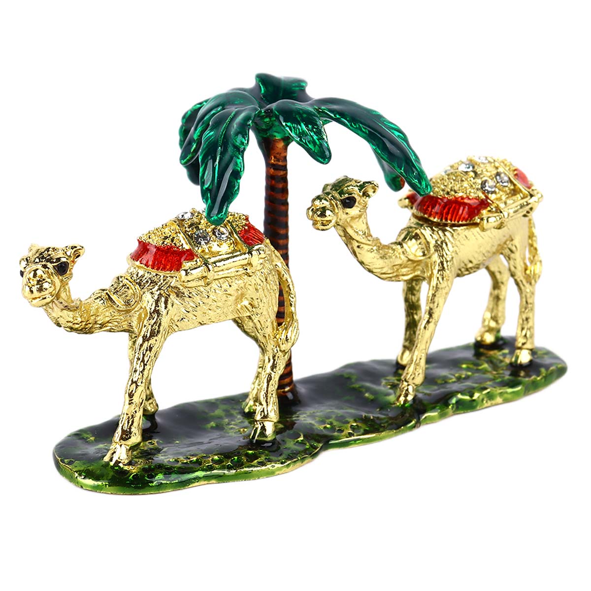 Camel Double Metal Figure Stand With Palm Tree | Home Decor | Decoration Figures Camel Double Metal Figure Stand With Palm Tree | Home Decor | Decoration Figures