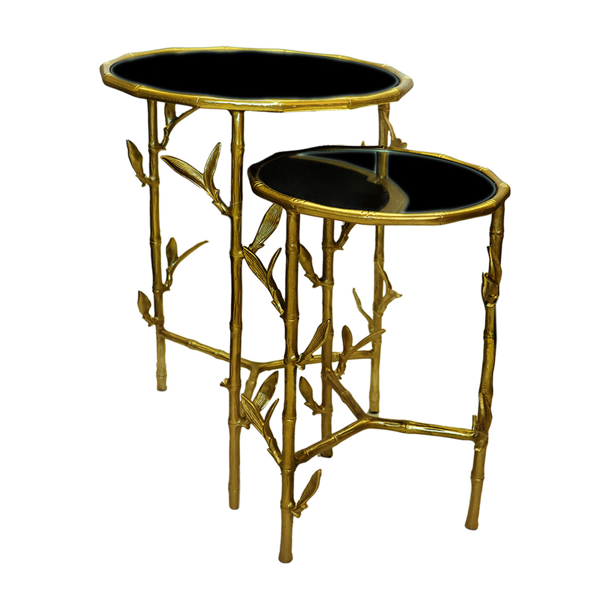 Bamboo Leaf Side Table