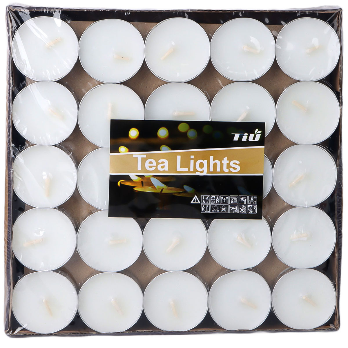 Tea Light Candless White 100 Pieces