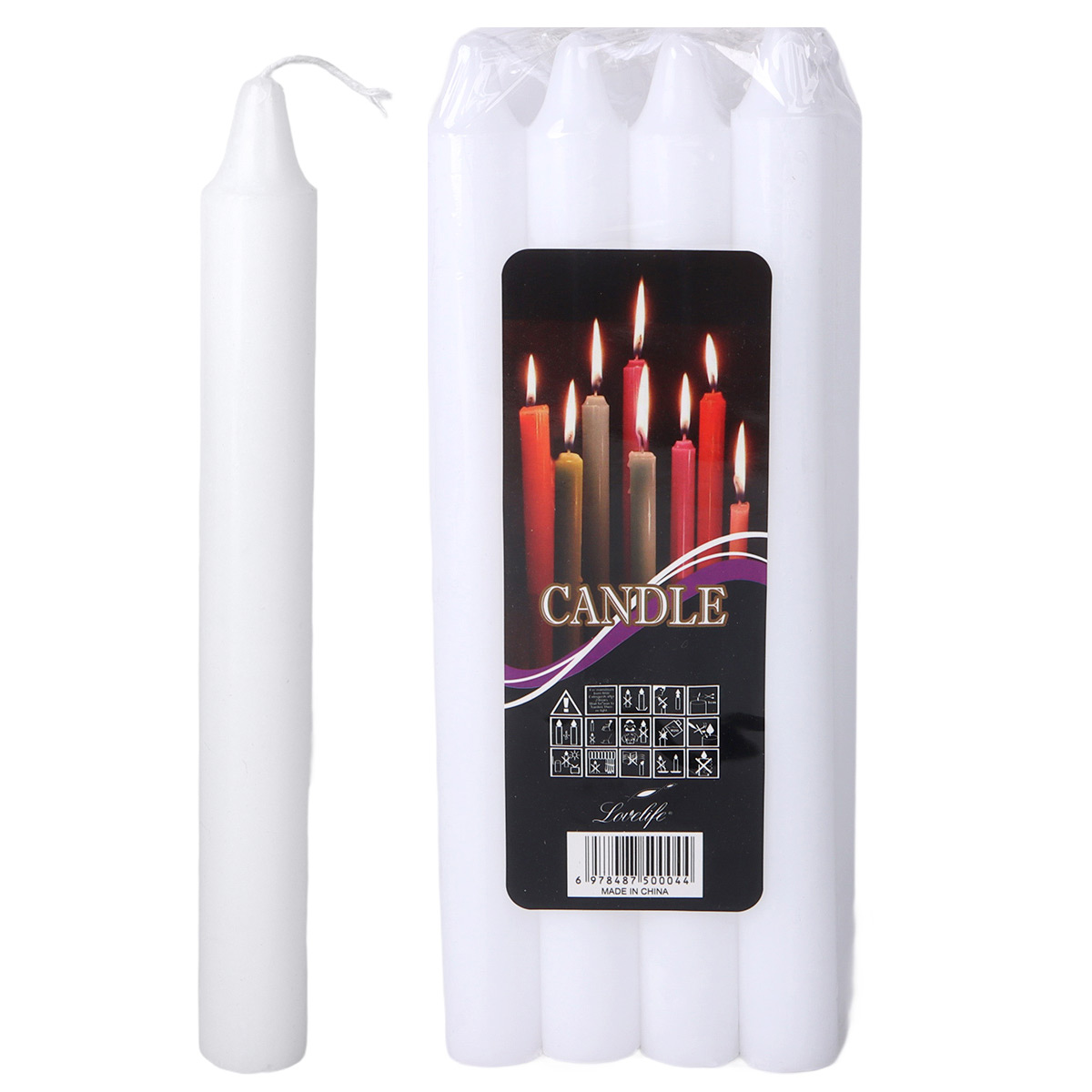 Stick Candles 8 Pieces