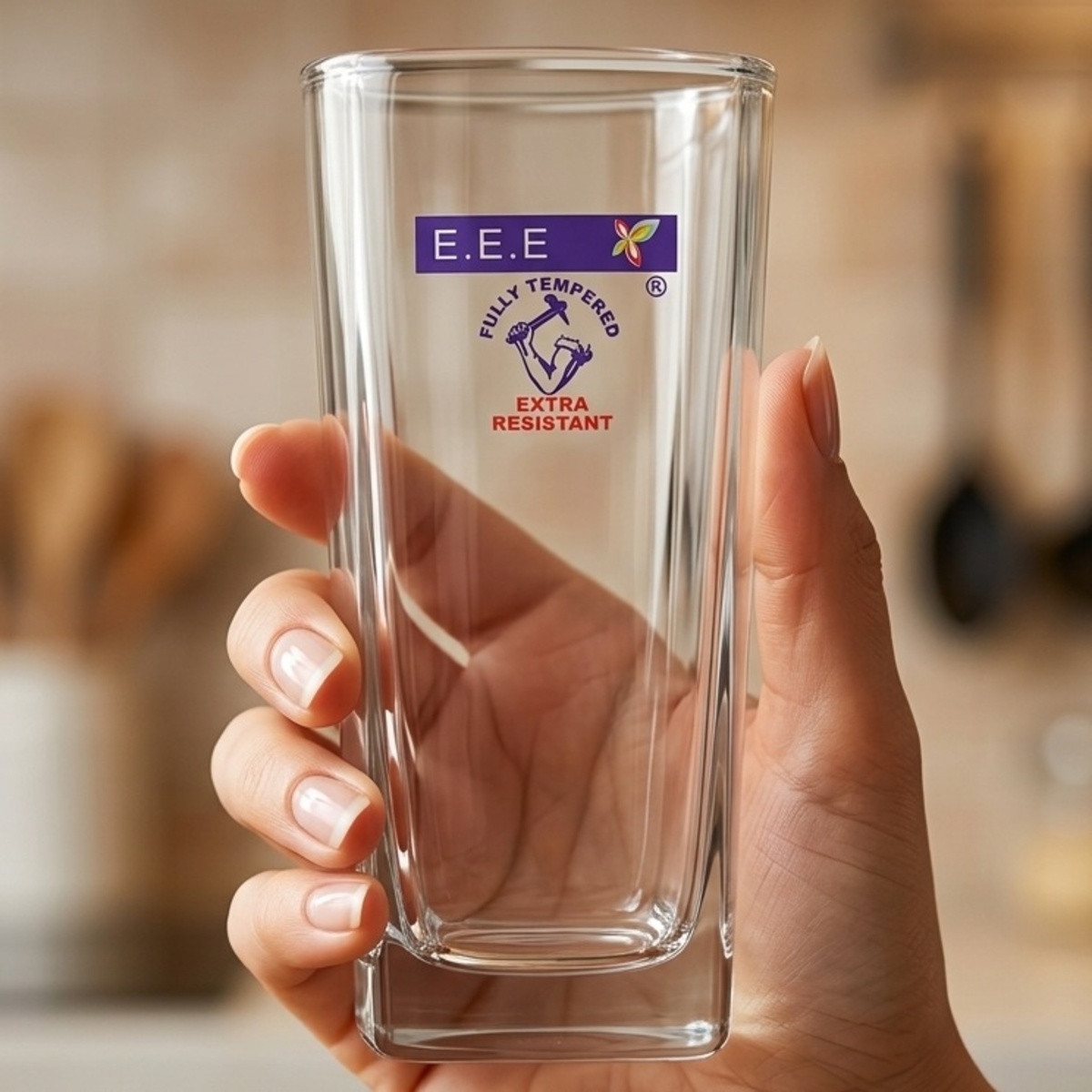 Clear Water Glass