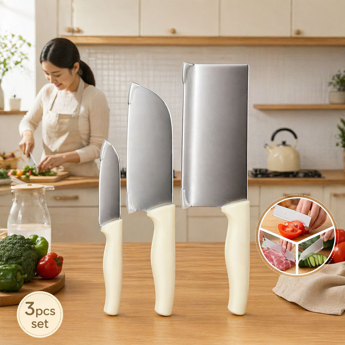 Kitchen Knife Set 3 Pieces