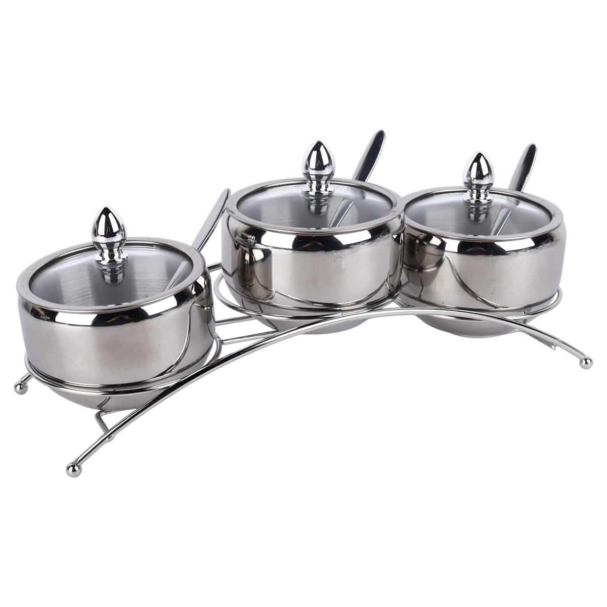 Stainless Steel Pickel Container 3 Pieces Set