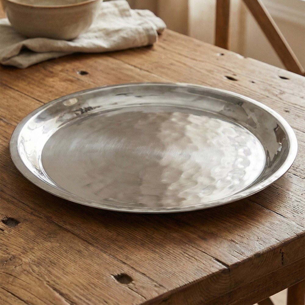 Round Tray Plate Stainless Steel