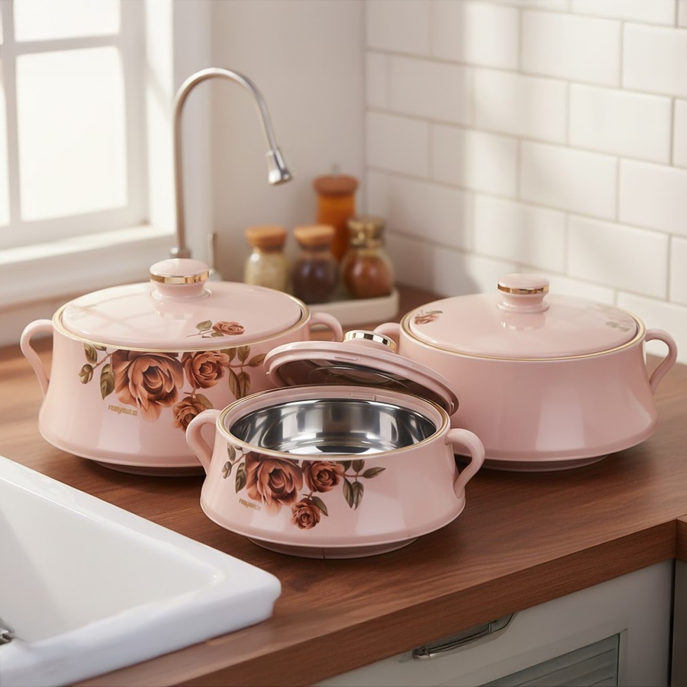 Plastic Hot Pot Set 3 Pieces