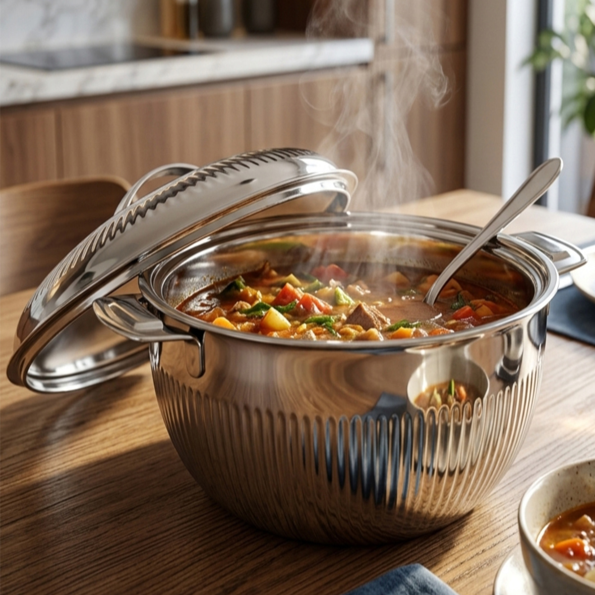 Hot Pot Stainless Steel 4000ml