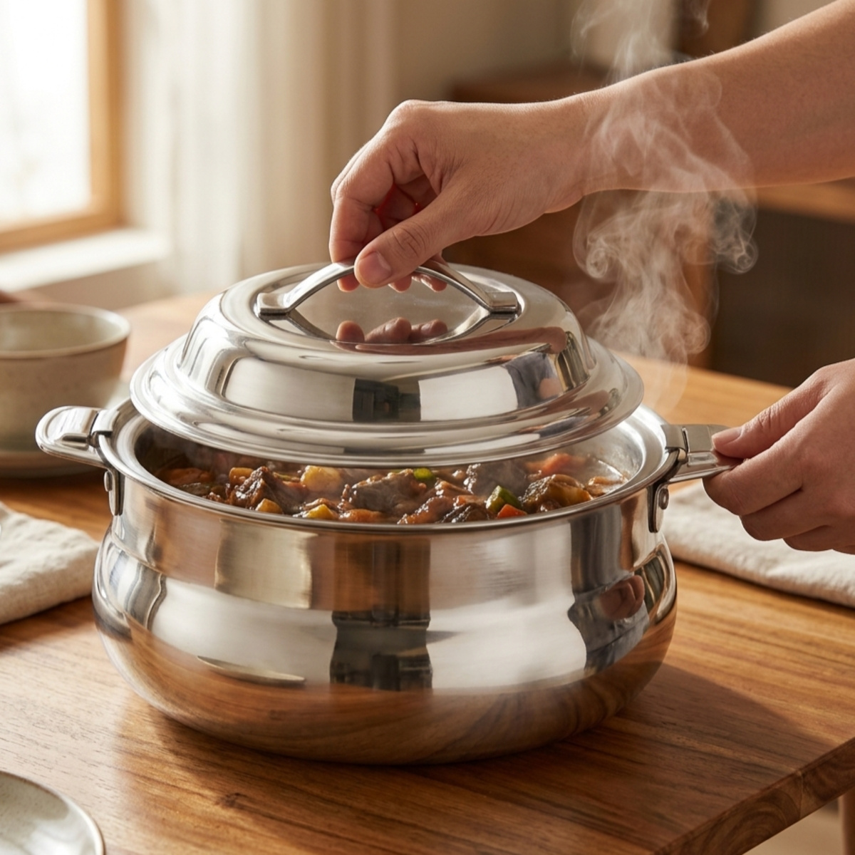 Hot Pot Stainless Steel 3000ml