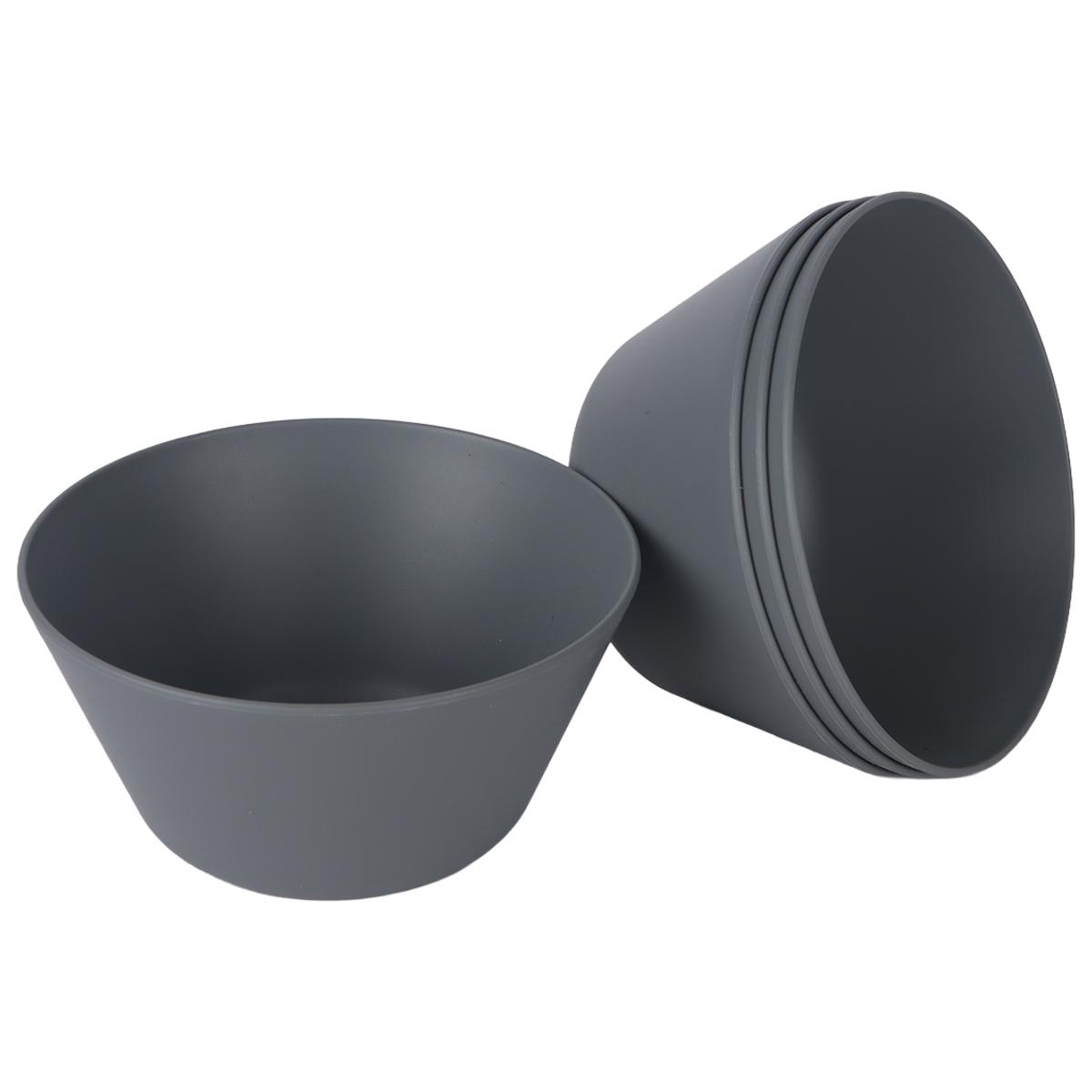 Orchid Mini Bowl Grey 220ml Capacity 4 Pieces Set