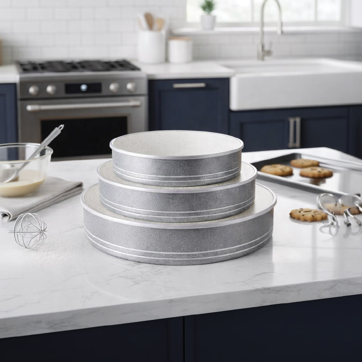 Granite Cake Pan