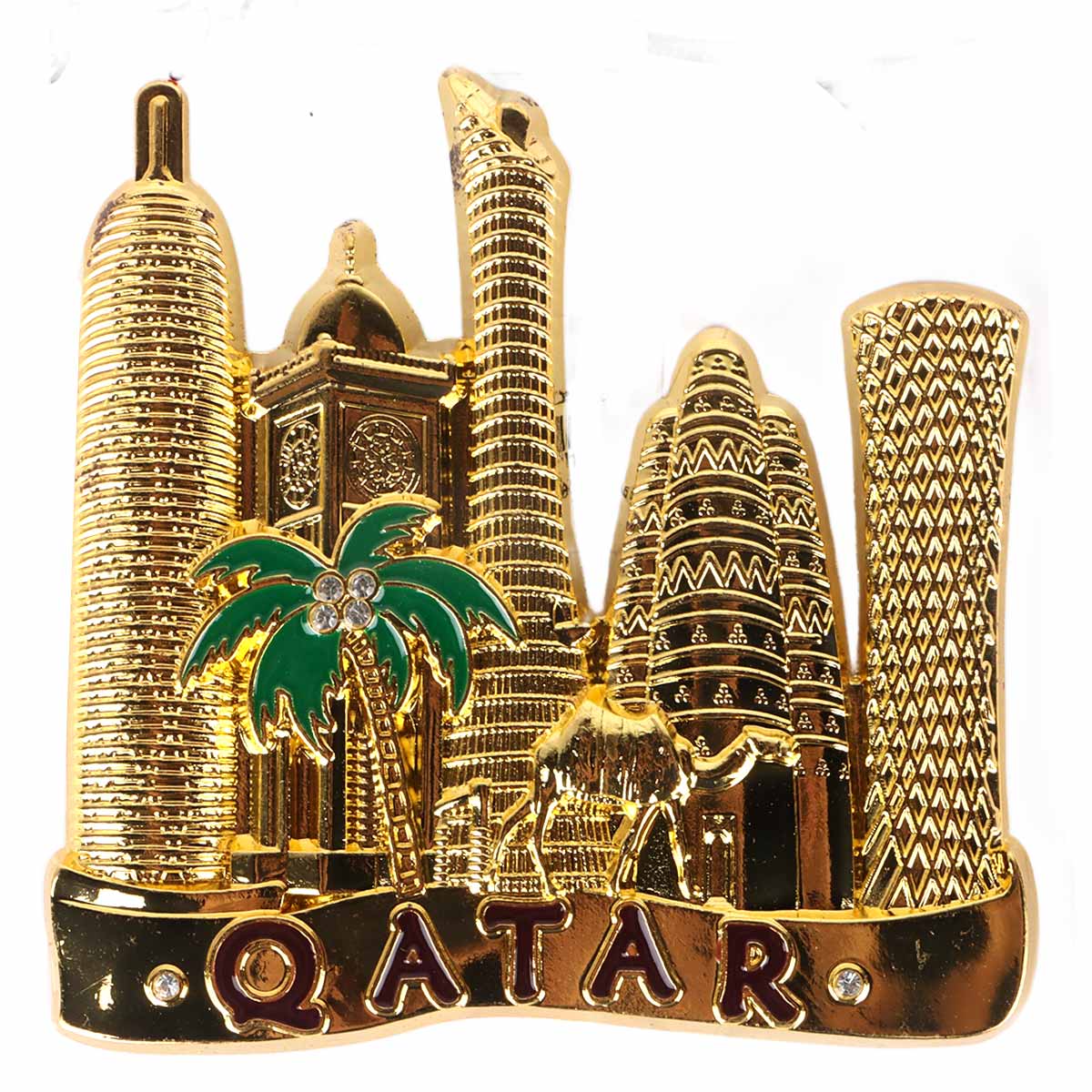 Magnet Metal With Doha Scenery