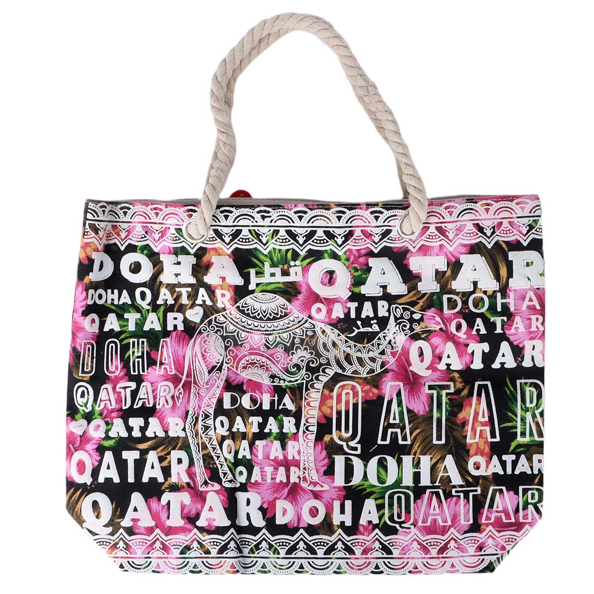 Bag With Scenery Zipper 2 Side