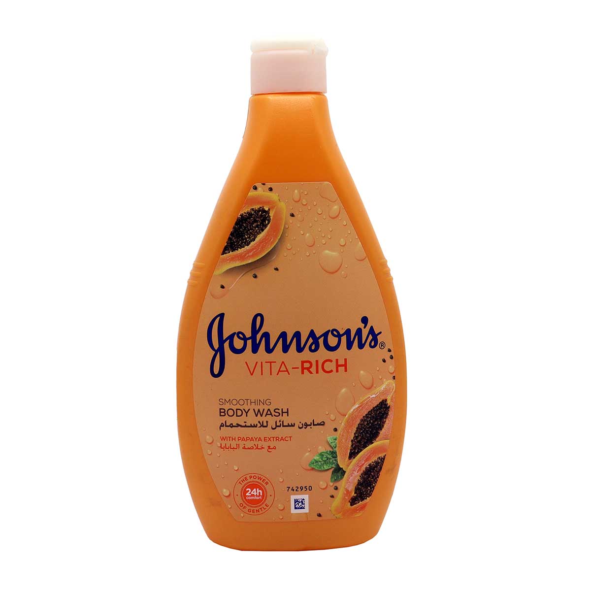 Johnson's Vita-Rich Smoothing Body Wash With Papaya Extract 400ml