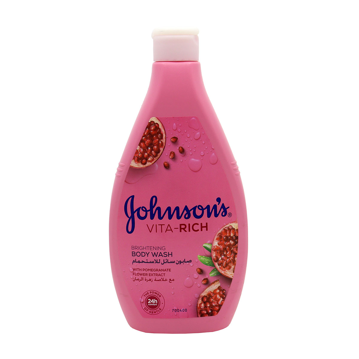Johnson's Vita-Rich Brightening Body Wash with Pomegranate Flower Extract 400ml 