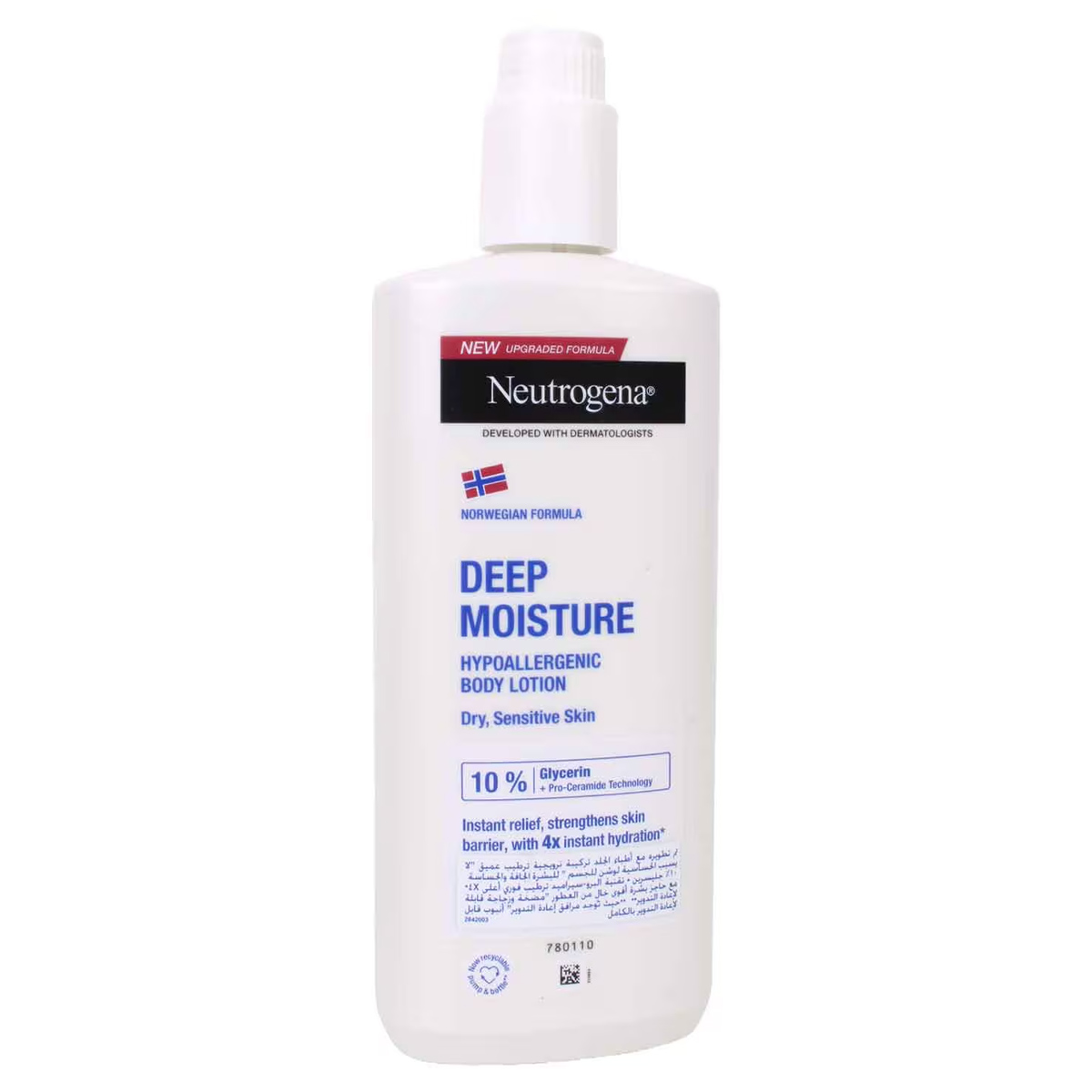 Neutrogena Deep Moisture Hypoallergenic Body Lotion 400ml