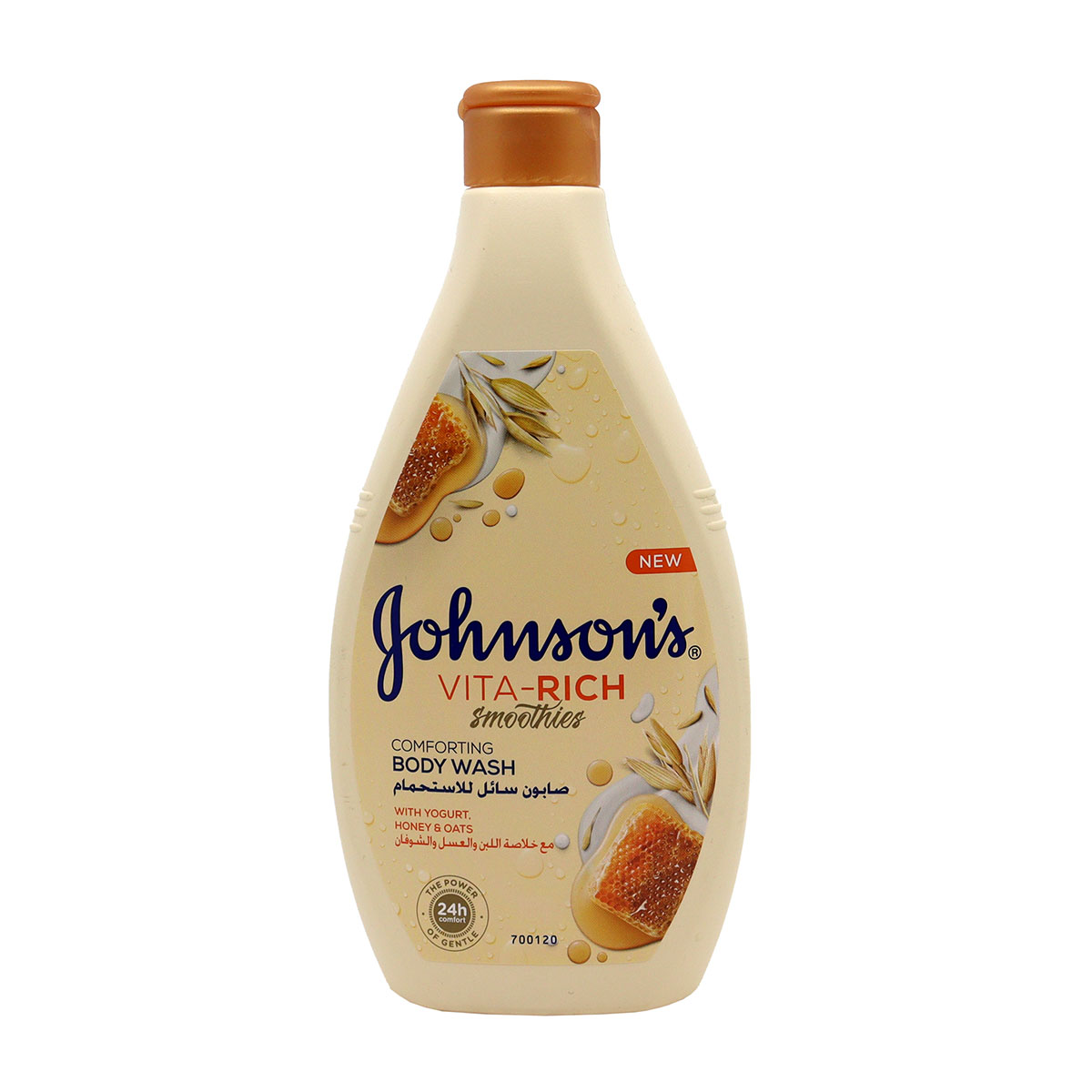 Johnson's Vita-Rich Comforting Body Wash with Yogurt Honey & Oats 400ml