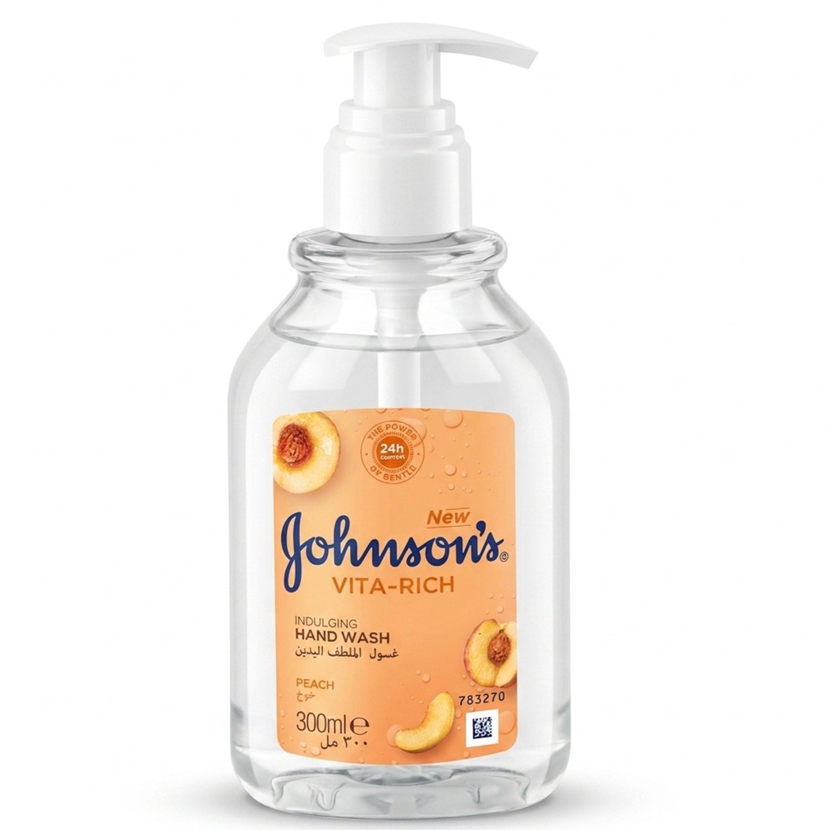 Johnson's Vita-Rich Indulging Hand Wash Peach 300ml