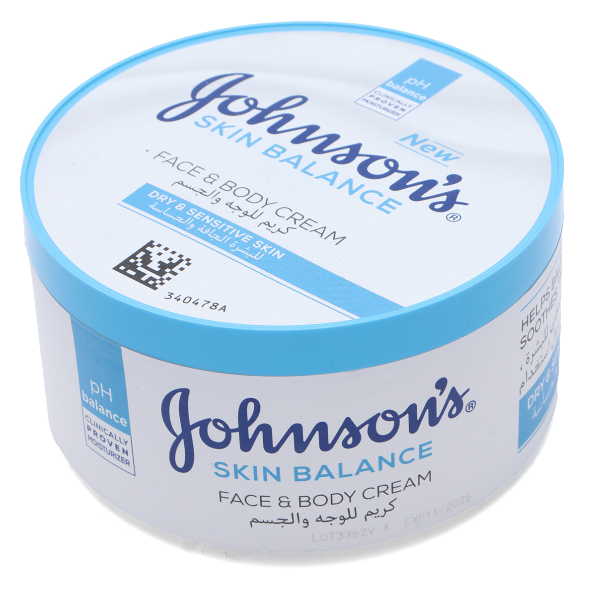 Johnson Skin Balance Face & Body Cream 300ml