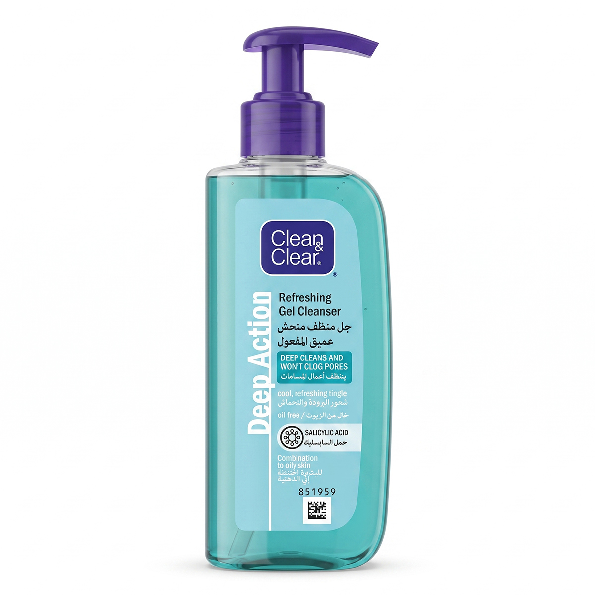 Clean & Clear Deep Action Refreshing Gel Face Wash 150ml