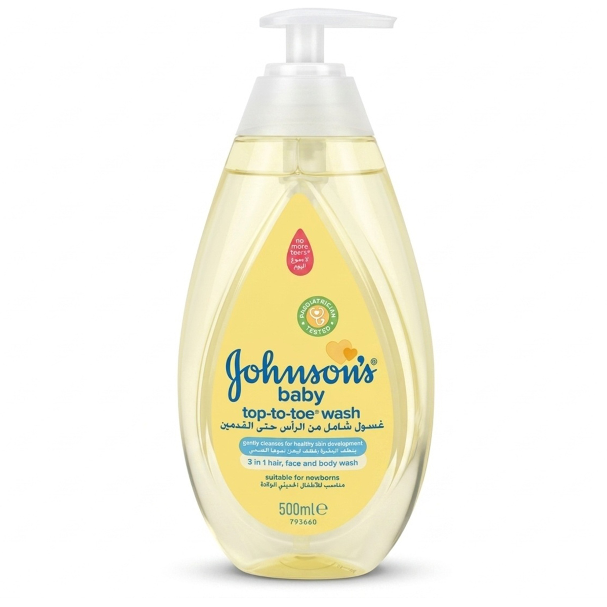 Johnson Baby Face And Body Wash 500ml