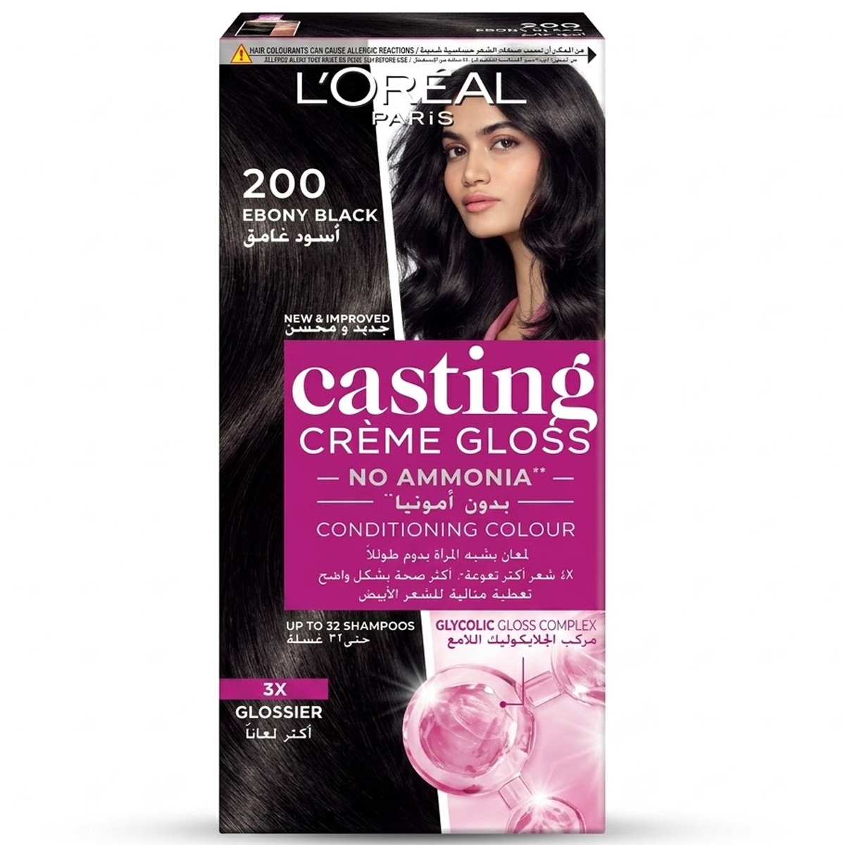 LOreal Casting Creme Gloss Ebony Black No 200