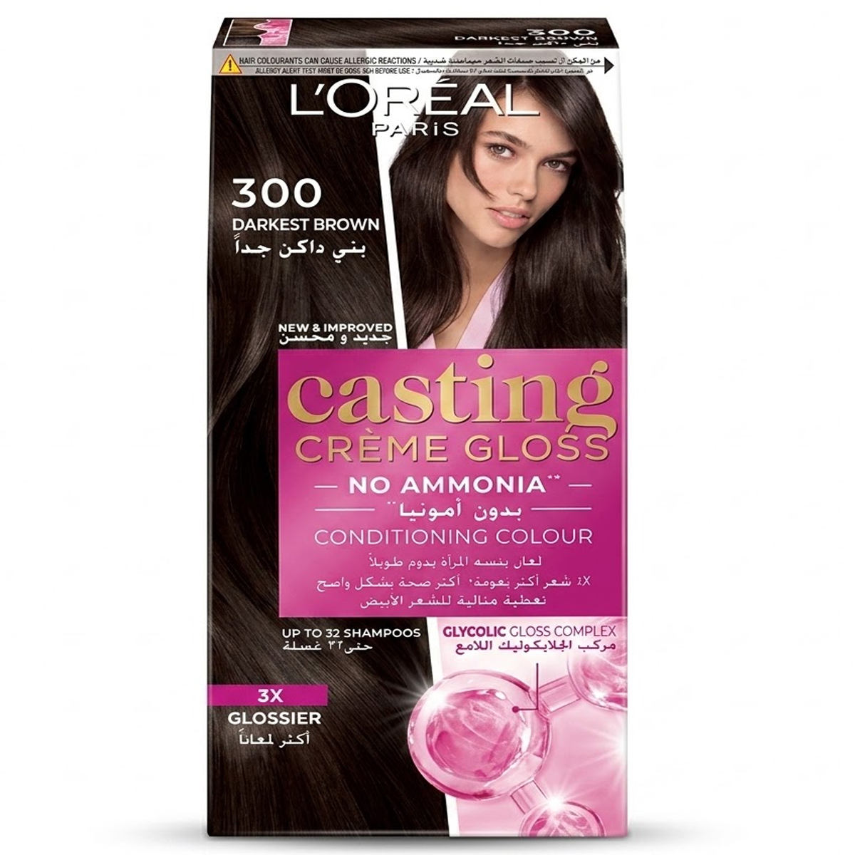 Loreal Casting Creme Gloss Hair Color Dark Brown