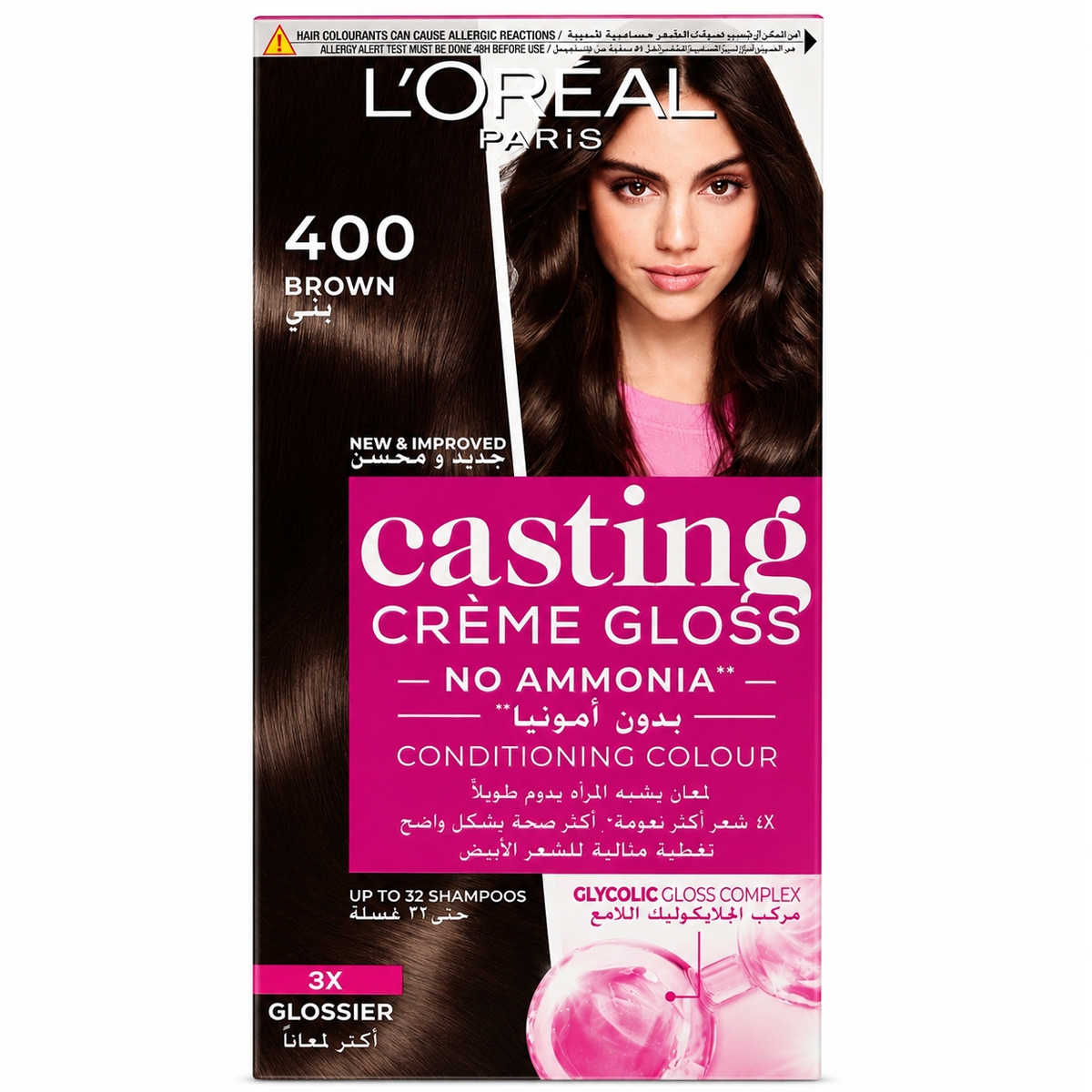 Loreal Casting Creme Gloss Dark Brown No 400