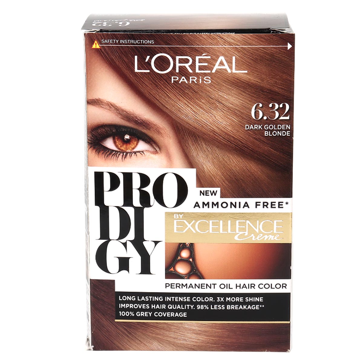 Loreal Paris Prodigy Hair Color 6.32 Dark Golden Blonde
