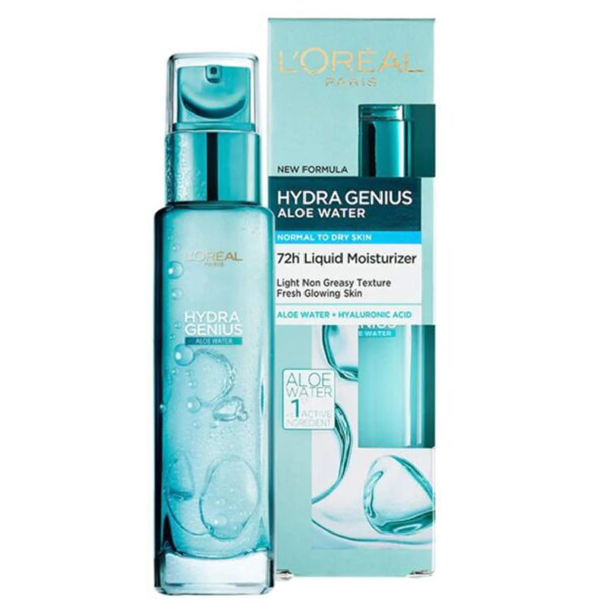 L'Oreal Paris Hydra Genius Aloe Water And Hyaluronic Acid Liquid Moisturizer 70ml