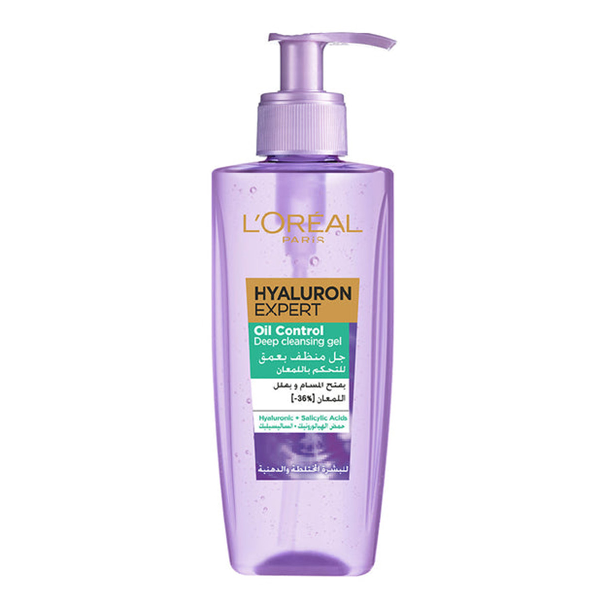 L'Oreal Paris Hyaluron Expert Oil Control Deep Cleansing Gel 200ml