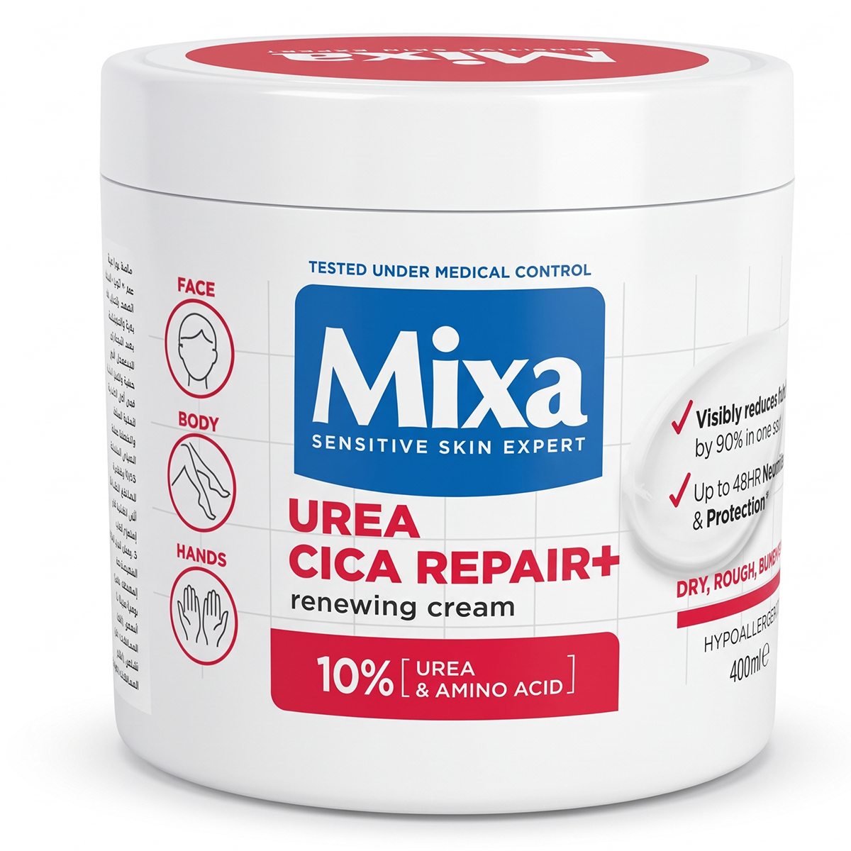 Mixa Urea Cica Repair+ Renewing Cream 400ml