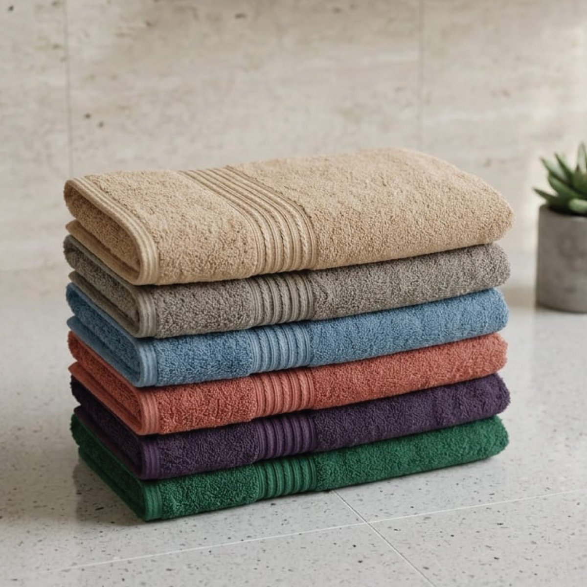 Cotton Bath Towels Assorted Colour 80x160cm