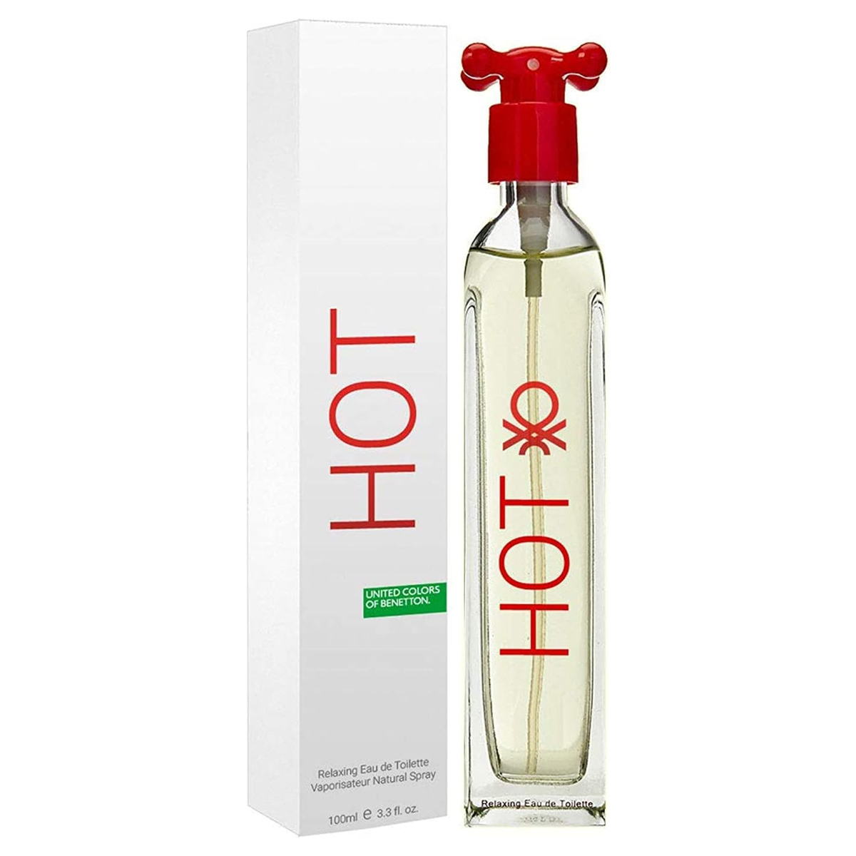 Hot Benetton Relaxing Eau de Toilette Natural Spray For Women 100ml