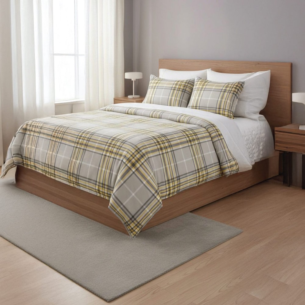3 Pieces King Comforter Set 269x234cm
