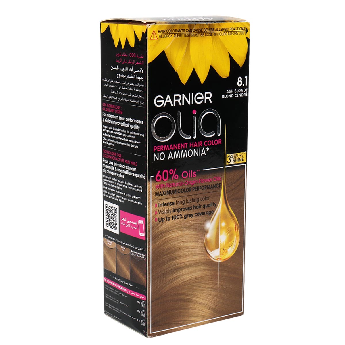 Garnier Olia Hair Color 8.1 Ash Blonde