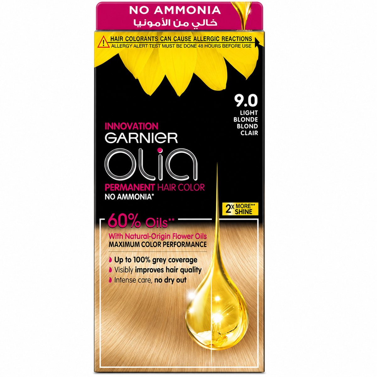 Garnier Olia Permanent Hair Color 9.0 Light Blonde