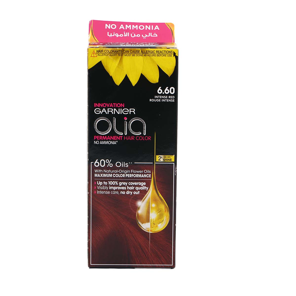 Garnier Permanent Hair Color Intense Red 6.60