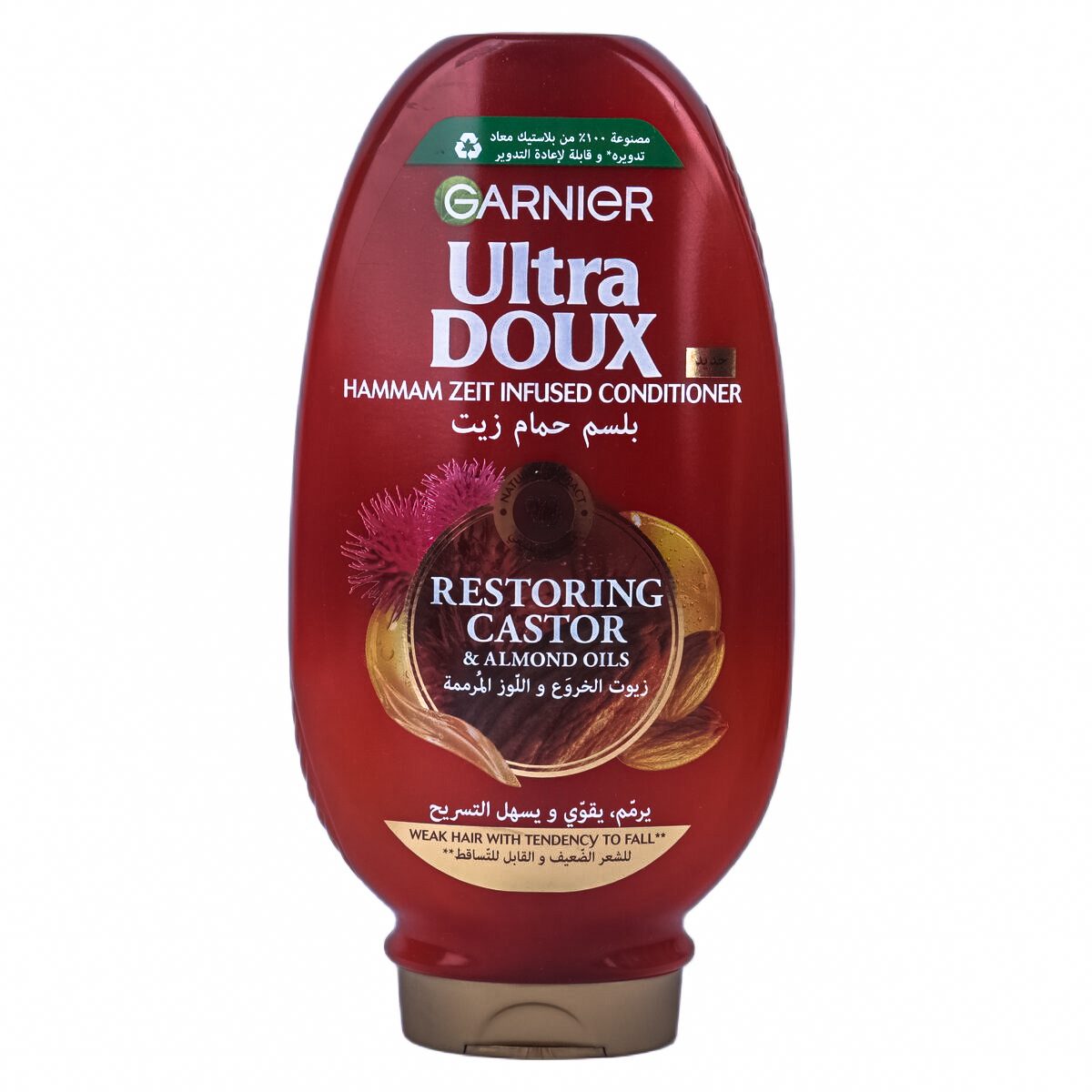 Garnier Ultra Doux Hammam Zeit Infused Conditioner Restoring Castor & Almond Oils 360ml