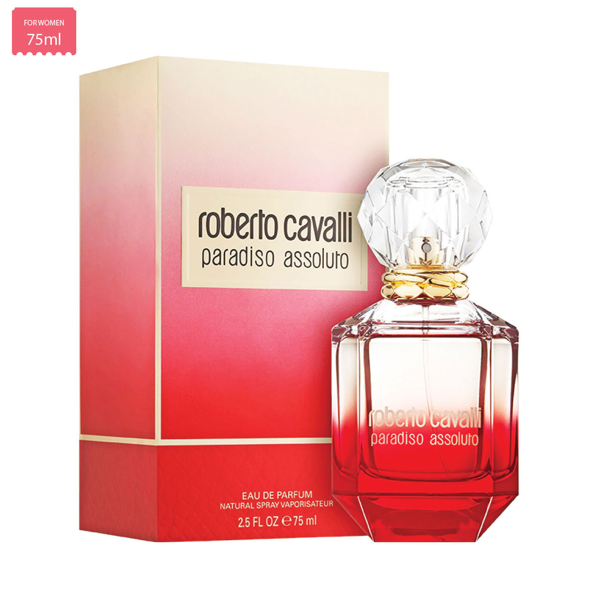 Roberto Cavalli Paradiso Assoluto EDP Perfume for Women 75 ml