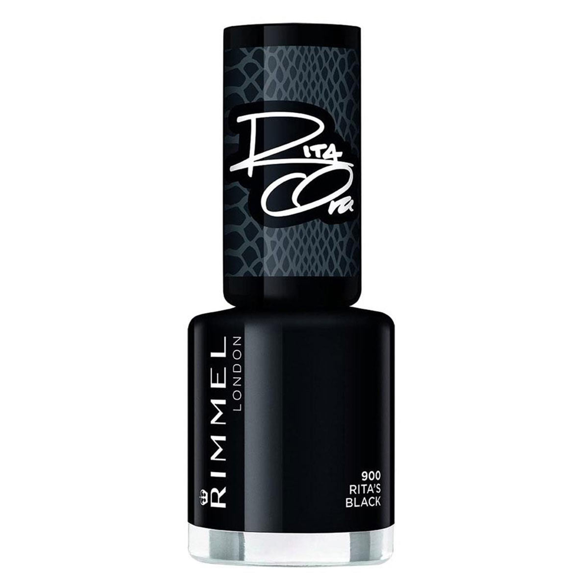 Rimmel London Rita Ora 60 Seconds Super Shine Nail Polish 900 Rita's Black 8ml