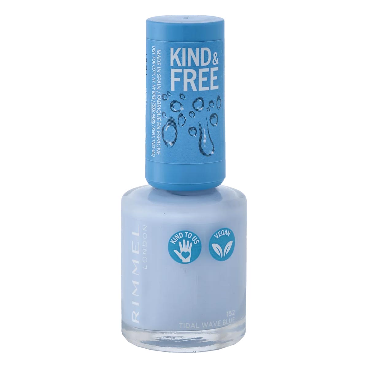 Rimmel London Kind & Free Nail Polish 152 Tidal Wave Blue